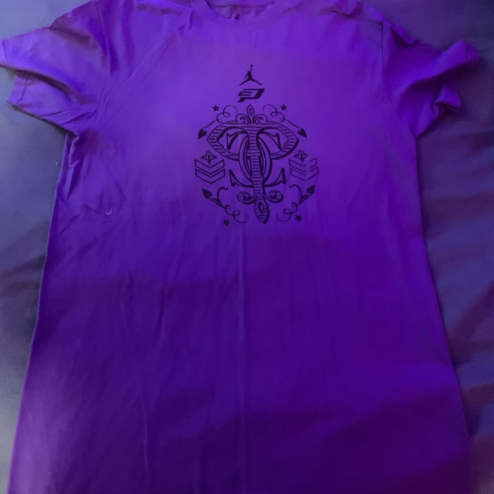 purple jordan t shirt